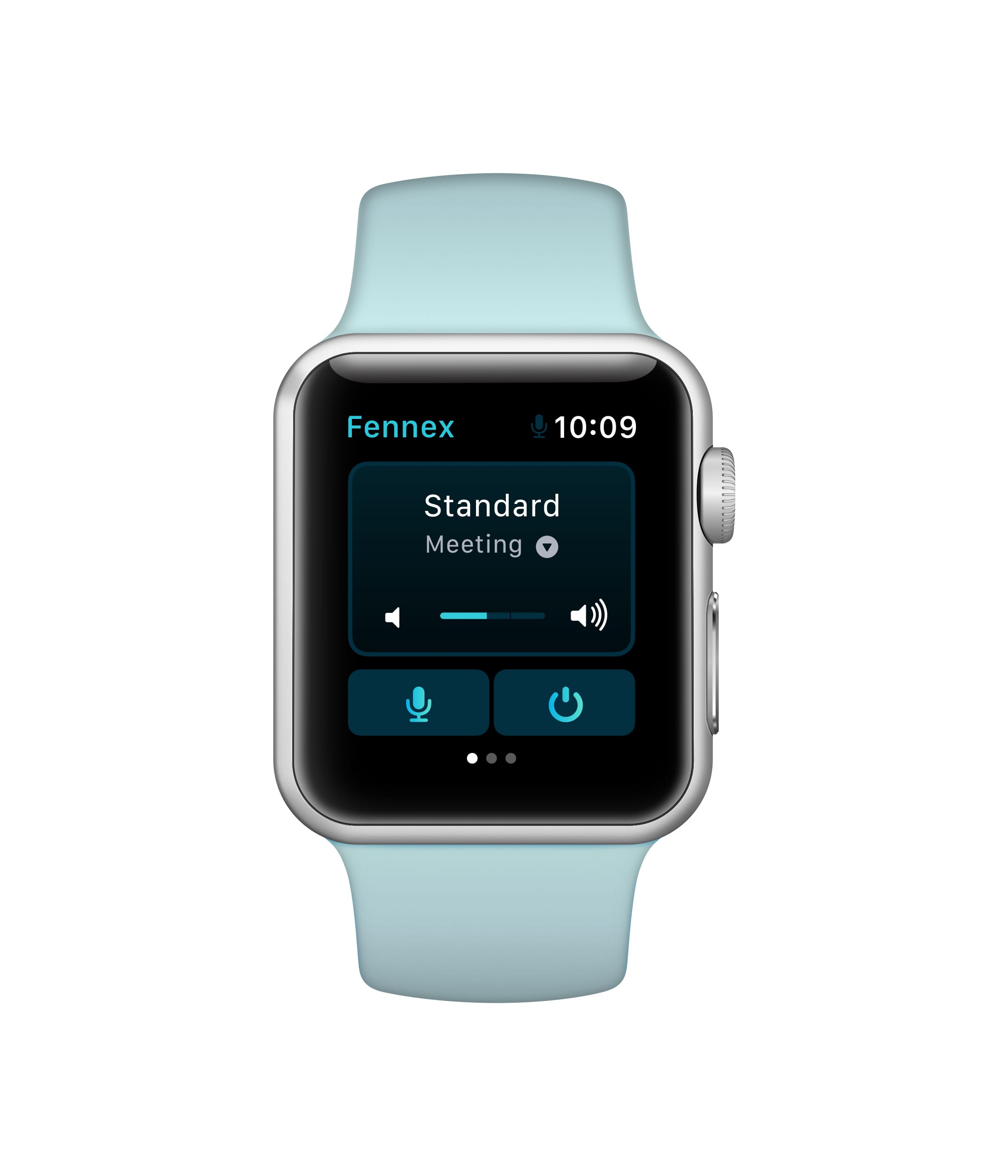 Fennex app watchOS UI home interface